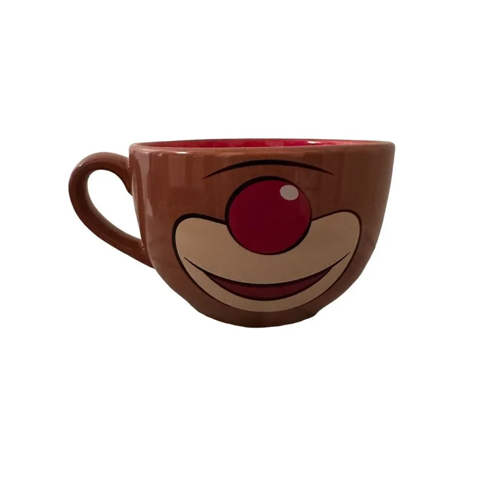 Rudolph 🔴 🦌 the Red Nosed‎ Reindeer Dept 56 latte mug